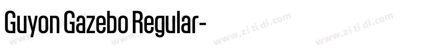 Guyon Gazebo Regular字体转换